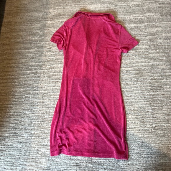 Princess Poly Pink Runched Mini Dress - Picture 2 of 3